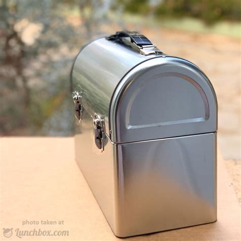 metal lunch box dome|Plain Metal Dome Lunch Box .